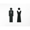 Sticker Damen-/Herren-WC