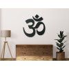 Om-Symbol (Bildabmessungen 33,5 x 32,5 cm, Bildfarbe Grau)