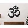 Om-Symbol (Bildabmessungen 33,5 x 32,5 cm, Bildfarbe Grau)