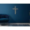 Designkreuz für die Wand BAUM (Bildabmessungen 89 x 64 cm, Bildfarbe Grau)