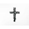 Designkreuz für die Wand BAUM (Bildabmessungen 89 x 64 cm, Bildfarbe Grau)