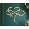 3D-Wandsticker UNENDLICHE LIEBE (Bildabmessungen 89 x 104 cm, Bildfarbe Grau)