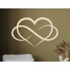 Sticker SYMBOL UNENDLICHER LIEBE (Bildabmessungen 89 x 139 cm, Bildfarbe Grau)