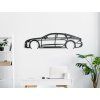 Holzbild Audi RS7 (Bildabmessungen 16,5 x 60 cm, Bildfarbe Grau)