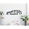 Wandbild Audi RS6 (Bildabmessungen 18 x 60 cm, Bildfarbe Grau)