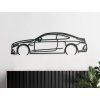 Modernes Bild Mercedes C63 AMG (Bildabmessungen 18 x 60 cm, Bildfarbe Grau)