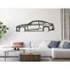 Modernes Bild Mercedes C63 AMG (Bildabmessungen 18 x 60 cm, Bildfarbe Grau)