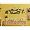 Sticker 21 C8 Corvette (Bildabmessungen 15,5 x 60 cm, Bildfarbe Grau)