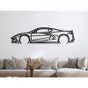 Sticker 21 C8 Corvette (Bildabmessungen 15,5 x 60 cm, Bildfarbe Grau)