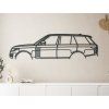 Bild Range Rover Vogue (Bildabmessungen 17,5 x 60 cm, Bildfarbe Grau)