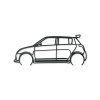 Bild Suzuki Swift 08 (Bildabmessungen 25 x 60 cm, Bildfarbe Grau)