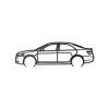 Wandbild Toyota Camry 07 (Bildabmessungen 18,5 x 60 cm, Bildfarbe Grau)