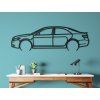 Wandbild Toyota Camry 07 (Bildabmessungen 18,5 x 60 cm, Bildfarbe Grau)
