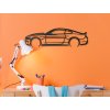 55704 1 holzbild eines ford mustang 55 fur die wand