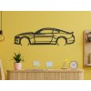 Holzbild eines Ford Mustang 55 für die Wand