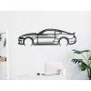 Wandbild Chevrolet Camaro (Bildabmessungen 16 x 60 cm, Bildfarbe Grau)