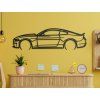 Wandbild Chevrolet Camaro (Bildabmessungen 16 x 60 cm, Bildfarbe Grau)