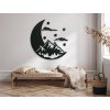 Holzbild MOND IN DEN BERGEN