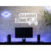 Wandsticker für Kinder GAMING ZONE (Bildabmessungen 16,5 x 31,5 cm, Bildfarbe Grau)