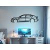 Wandbild RS 5 Sportback (Bildabmessungen 18,5 x 60 cm, Bildfarbe Grau)