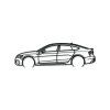 Wandbild RS 5 Sportback (Bildabmessungen 18,5 x 60 cm, Bildfarbe Grau)