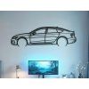 Wandbild RS 5 Sportback (Bildabmessungen 18,5 x 60 cm, Bildfarbe Grau)