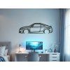 Wandbild TT RS Quattro (Bildabmessungen 19,5 x 60 cm, Bildfarbe Grau)