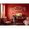 Wandbild R8 Coupé (Bildabmessungen 18,5 x 60 cm, Bildfarbe Grau)