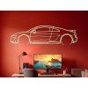 Wandbild R8 Coupé (Bildabmessungen 18,5 x 60 cm, Bildfarbe Grau)