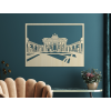 Bild Berlin - Brandenburger Tor (Bildabmessungen 47,5 x 65 cm, Bildfarbe Grau)