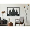 Bild Berliner Dom (Bildabmessungen 33,5 x 45,5 cm, Bildfarbe Grau)