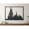 Bild Kölner Dom (Bildabmessungen 33,5 x 45,5 cm, Bildfarbe Grau)