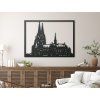 Bild Kölner Dom (Bildabmessungen 33,5 x 45,5 cm, Bildfarbe Grau)