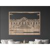 Bild Schloss Sanssouci (Bildabmessungen 33,5 x 45,5 cm, Bildfarbe Grau)