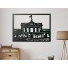 Bild Berliner Mauer (Bildabmessungen 33,5 x 45,5 cm, Bildfarbe Grau)