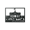 Bild Berliner Mauer (Bildabmessungen 33,5 x 45,5 cm, Bildfarbe Grau)