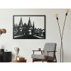 Bild Holstentor (Lübeck) (Bildabmessungen 33,5 x 45,5 cm, Bildfarbe Grau)
