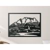 Bild Zugspitze (Bildabmessungen 33,5 x 45,5 cm, Bildfarbe Grau)