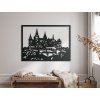 Bild Burg Hohenzollern (Bildabmessungen 33,5 x 45,5 cm, Bildfarbe Grau)