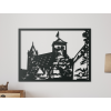 Bild Nürnberger Burg (Bildabmessungen 33,5 x 45,5 cm, Bildfarbe Grau)