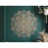 Holzmandala HYPNOSE (Bildabmessungen 44,5 x 44,5 cm, Bildfarbe Grau)