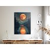 Obraz na stenu Nadvláda mesiaca (Bildgröße A1, Farbe des Rahmens Ohne Rahmen, Oberflächenfinish 3D)
