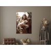 Obraz V náručí Dobrého pastiera (Bildgröße A1, Farbe des Rahmens Ohne Rahmen, Oberflächenfinish 3D)