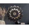 Blumenmandala Ziersonne (Bildabmessungen 33 x 33,5 cm, Oberflächenfinish Matt)