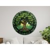 Okrúhly Strom života Dedičstvo (Bildabmessungen 89 x 89 cm, Oberflächenfinish 3D)
