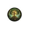 Runder Lebensbaum Yggdrasil (Bildabmessungen 33,5 x 35 cm, Oberflächenfinish Matt)