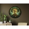 Okrúhly Strom života Yggdrasil (Bildabmessungen 85,5 x 89 cm, Oberflächenfinish 3D)