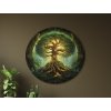 Okrúhly Strom života Yggdrasil (Bildabmessungen 85,5 x 89 cm, Oberflächenfinish 3D)