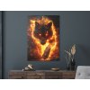 Obraz Plameň beštie (Bildgröße A1, Farbe des Rahmens Ohne Rahmen, Oberflächenfinish 3D)