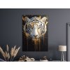 Obraz Očami bieleho tigra (Bildgröße A1, Farbe des Rahmens Ohne Rahmen, Oberflächenfinish 3D)
